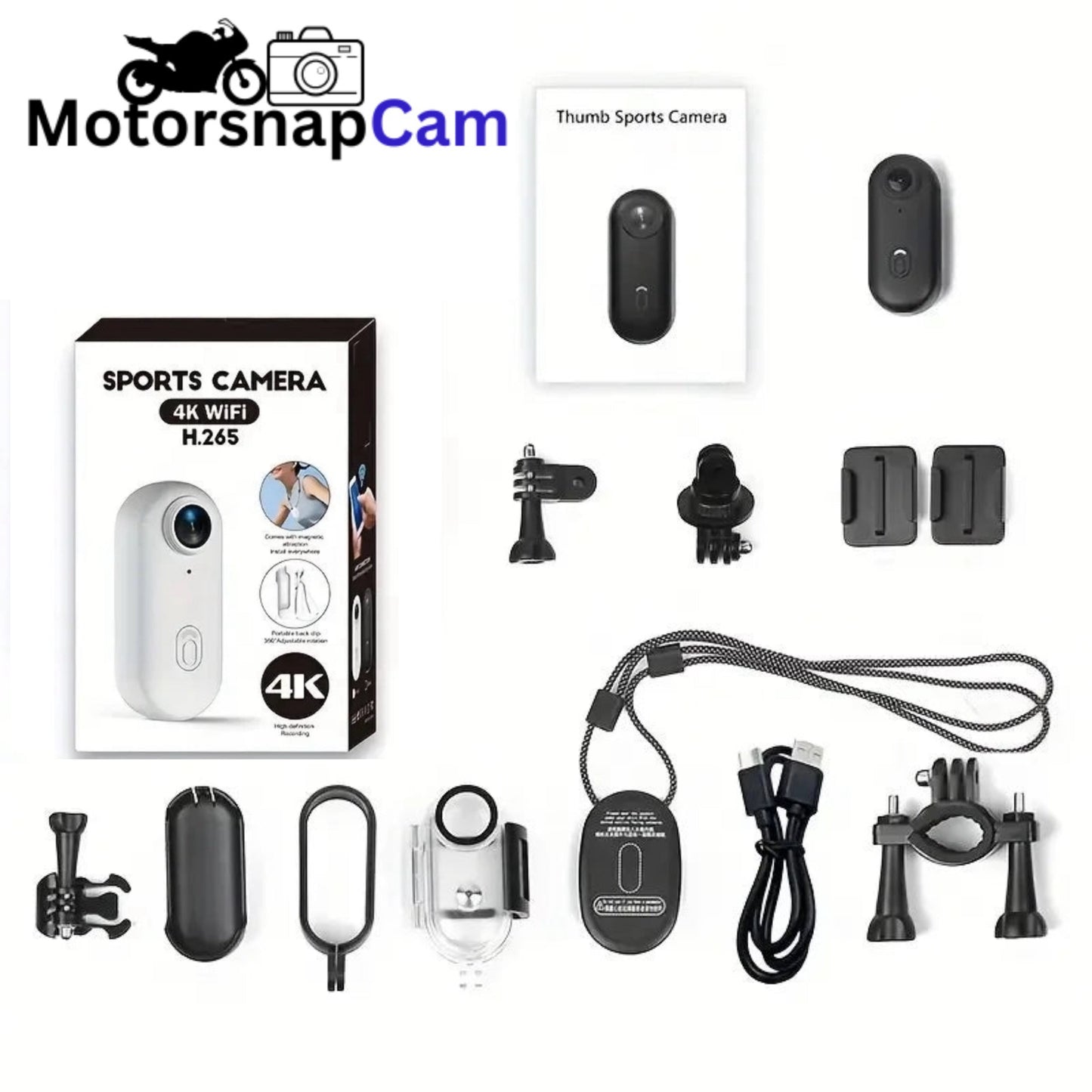 Motorsnapcam™ Mini Action Camera