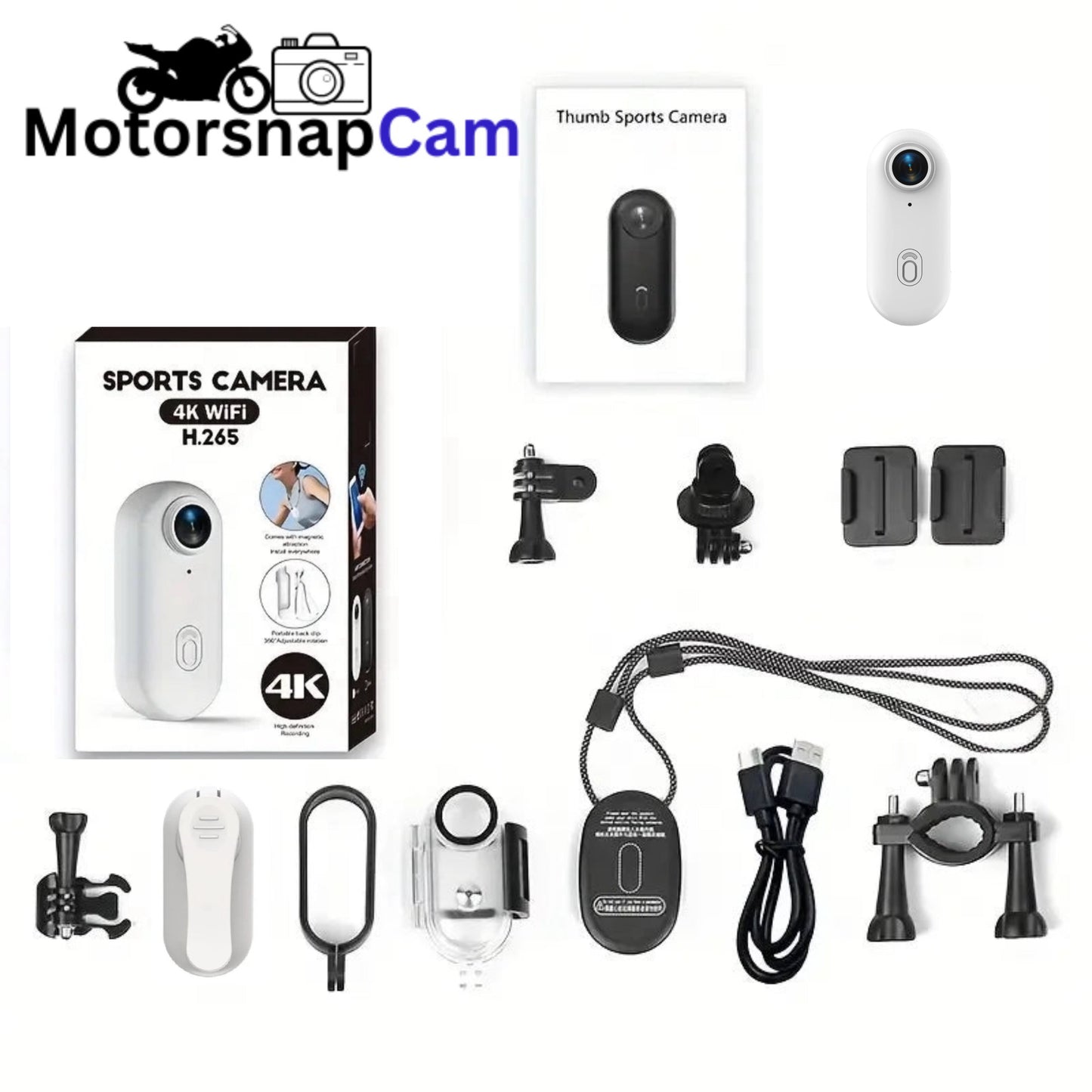 Motorsnapcam™ Mini Action Camera