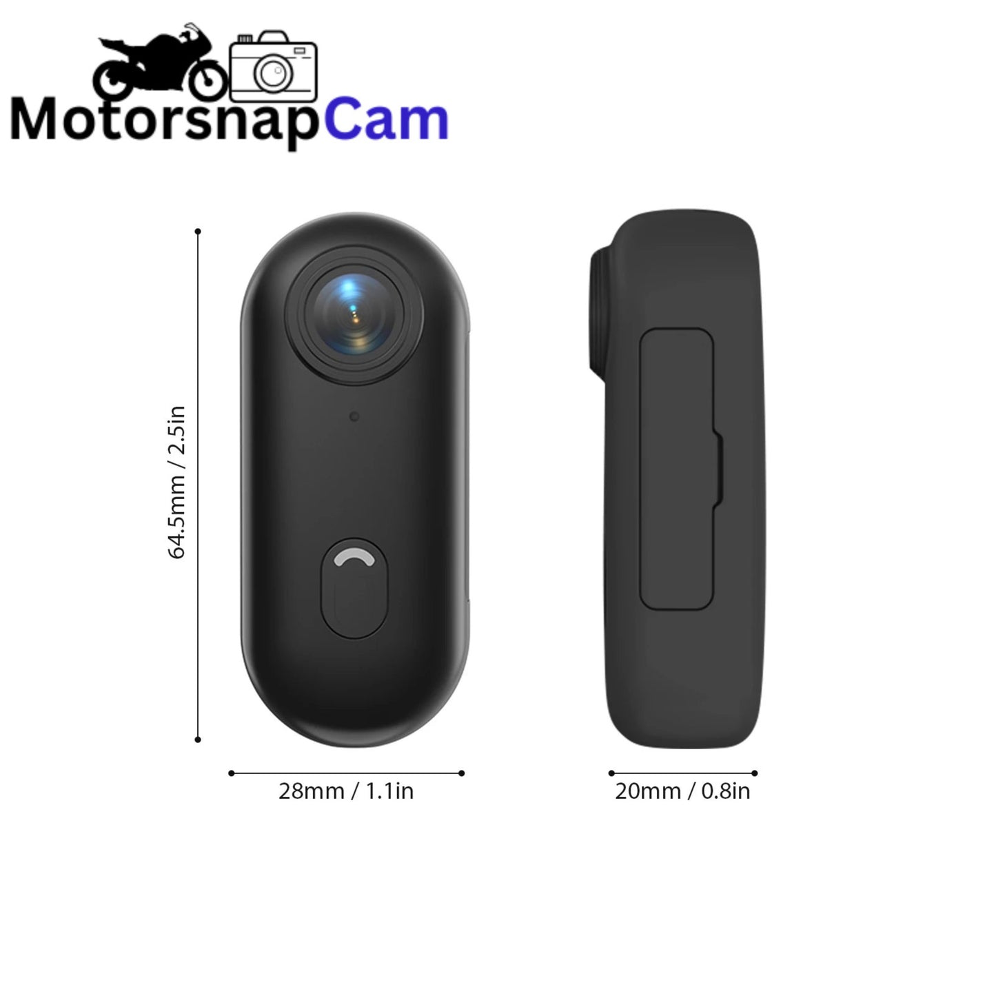 Motorsnapcam™ Mini Action Camera